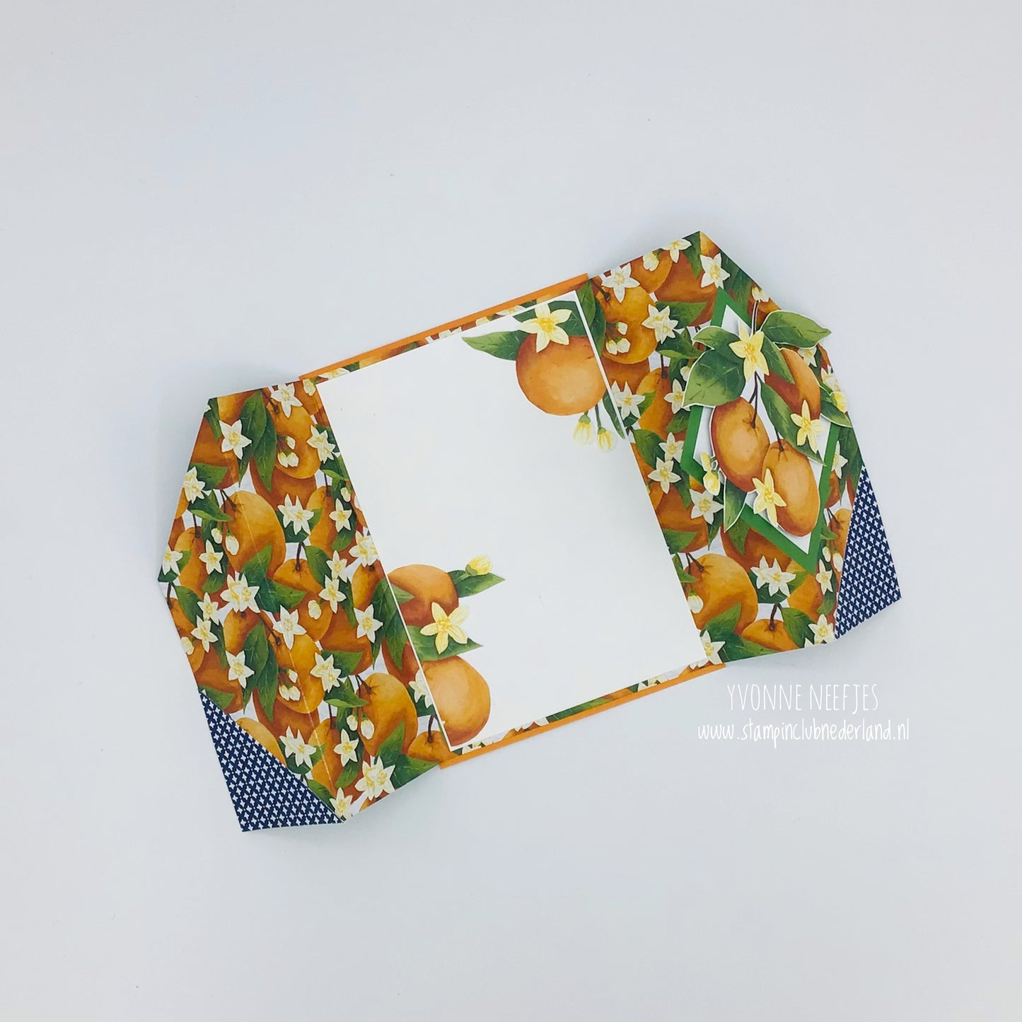 Projectbeschrijving - Paneelkaart van Designerpapier