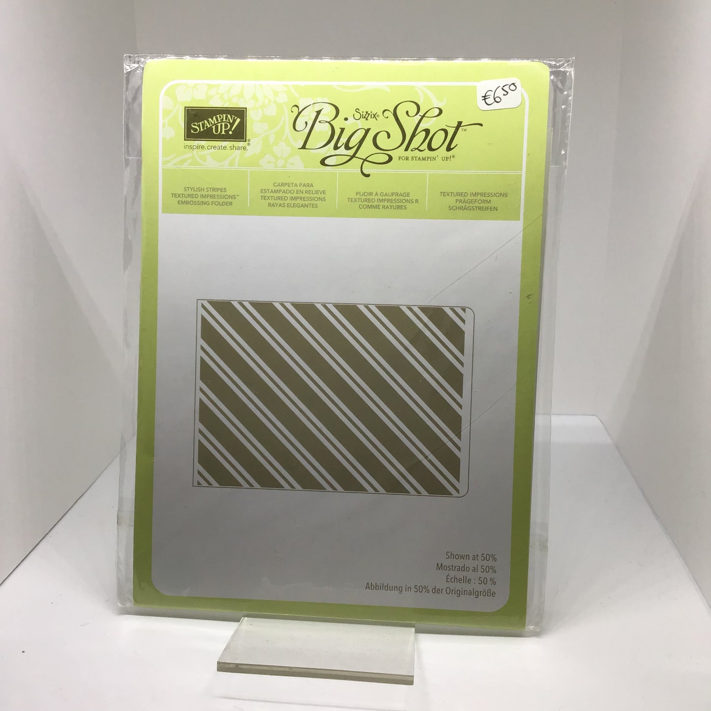 Stylish Stipes Embossing folder